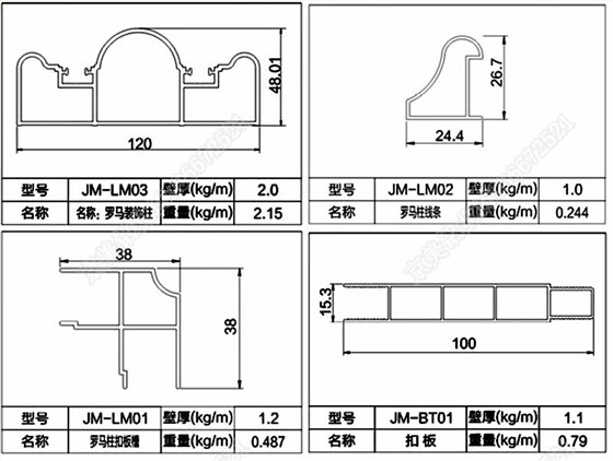 京美100陽(yáng)光房型材